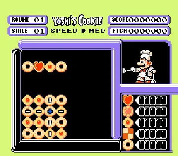 Yoshi's Cookie (USA) screen shot game playing